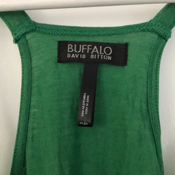 Buffalo green razor back tank top - Picture 3 of 5